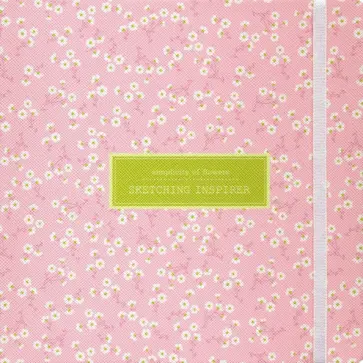 Скетчбук "Joli. Розовый" (64 листа, 170х170, нелинованный) (N1961) обложка книги