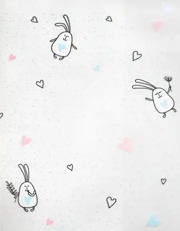 Обложка для тетрадей, 35х21 см, Bunny (N2133) обложка книги