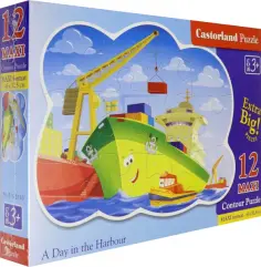 Puzzle-12 MAXI "День в гавани" (В-120130) обложка книги