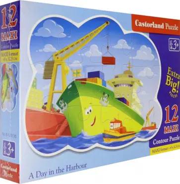 Puzzle-12 MAXI "День в гавани" (В-120130) обложка книги