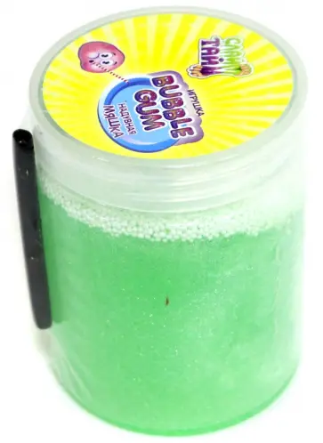 Слайм Тайм. Надувная мяшка Bubble gum, с шариками (6 цветов в ассортименте) обложка книги