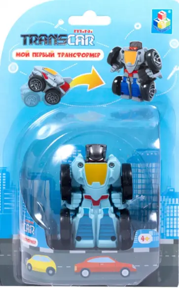 Трансформер собирающийся в истребитель, 6 см., в блистере обложка книги