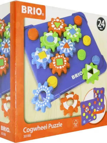 Пазл в виде шестерёнок, 10 деталей (30188) обложка книги