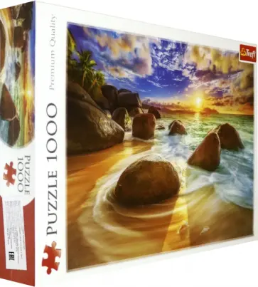Trefl. Puzzle-1000. Пляж Самудра, Индия (10461) обложка книги
