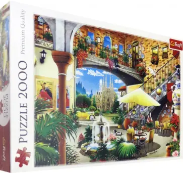 Trefl. Puzzle-2000 Вид на Барселону обложка книги