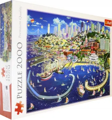 Trefl. Puzzle-2000. Залив Сан-Франциско (27107) обложка книги