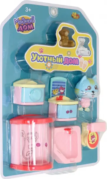 Набор мини-мебели "Уютный дом" Ванная (PT-01317) обложка книги