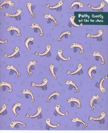 Тетрадь общая "Zoo. Креветки" (96 листов, А5, клетка) (N1892) обложка книги