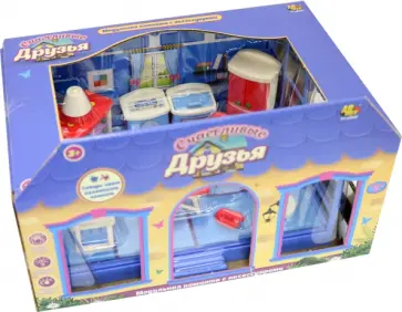 Модульная комната, с мебелью и фигурками (PT-00908) обложка книги