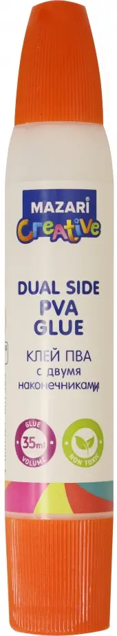 Клей "DUO ПВА" с двумя наконечниками, 35 мл. (M-5664) обложка книги