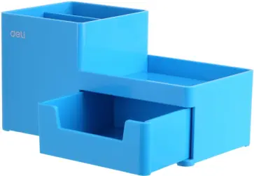 Органайзер настольный "Deli Rio" 4 отделения, голубой (EZ25130) обложка книги