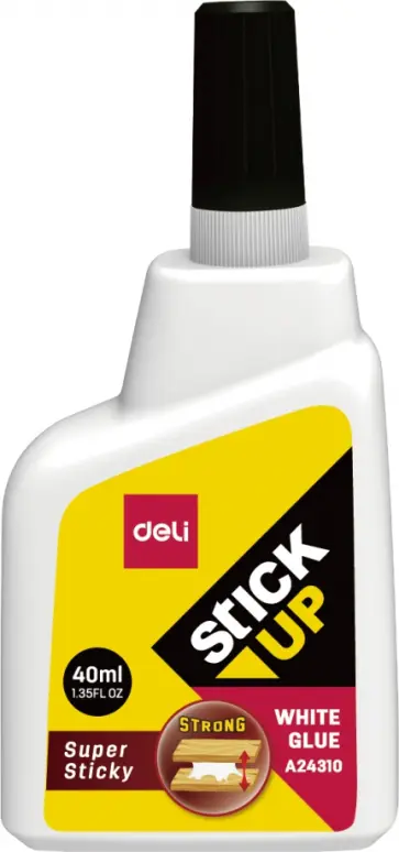 Клей ПВА "Deli Stick UP" 40 мл (EA24310) обложка книги