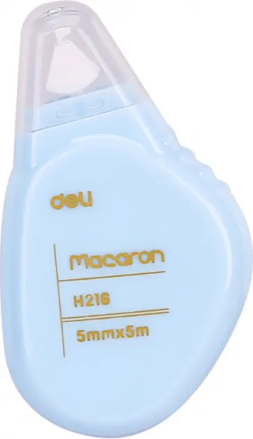 Корректор-лента 5м х 5мм "Deli Macaron" в ассортименте (EH21606) Корректор-лента 5м х 5мм "Deli Macaron" в ассортименте (EH21606) обложка книги