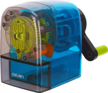 Точилка механическая, 1 отверстие "Deli" в ассортименте (ER10800) обложка книги