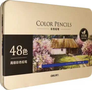 Карандаши цветные, 48 цветов обложка книги