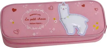 Пенал "Deli" 2 отделения, 240x105x45 мм, ткань (66874) обложка книги