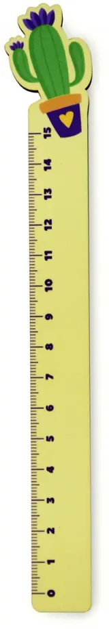 Линейка деревянная "Кактус" обложка книги