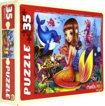 MAXI Puzzle-35 "Русалочка №7" (ПУ35-7193) обложка книги