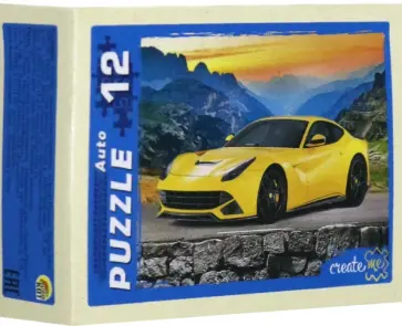 Puzzle-12 "Крутые автомобили", в ассортименте (П12-1555) обложка книги