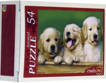 Puzzle-54 "Щенки", в ассортименте (П54-3662) обложка книги