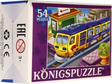 Puzzle-54 "Мир транспорта" (ПК54-5898) обложка книги