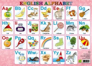 Алфавит английский. Планшетное издание обложка книги