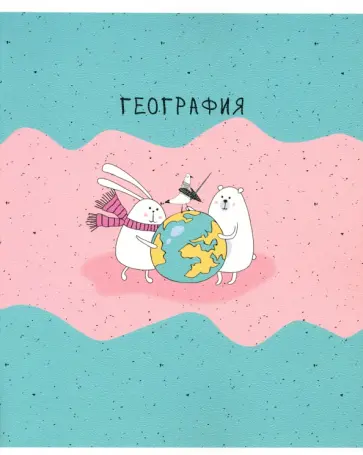Тетрадь предметная Bunny (48 листов, А5, клетка) География (N2102) обложка книги