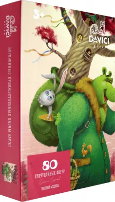 Пазл "Зеленый медведь", 80 деталей обложка книги
