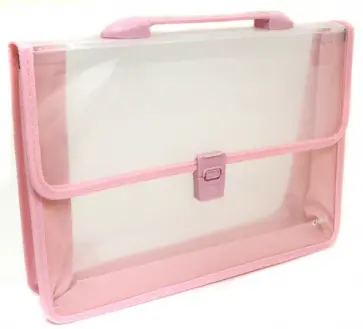 Папка-портфель 1 отделение, A4, розовая (EB50242) Папка-портфель 1 отделение, A4, розовая (EB50242) обложка книги