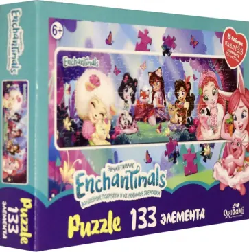 Пазл-133. Энчантималс Новые друзья (05674) обложка книги