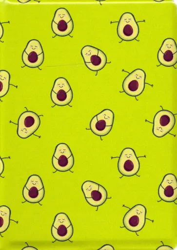 Обложка для паспорта "Авокадо/ Салатовый фон" обложка книги