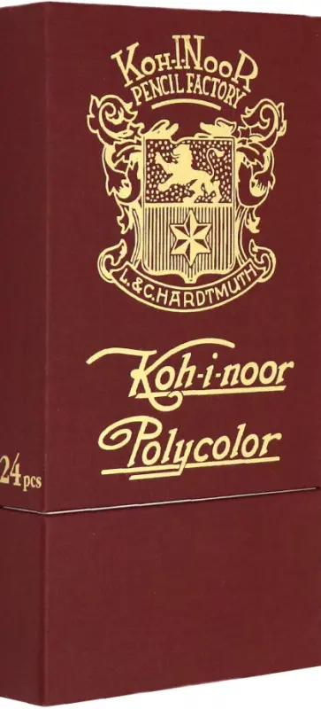Карандаши цветные художественные Polycolor Retro, 24 цвета, в пенале-премиум Карандаши цветные художественные Polycolor Retro, 24 цвета, в пенале-премиум обложка книги