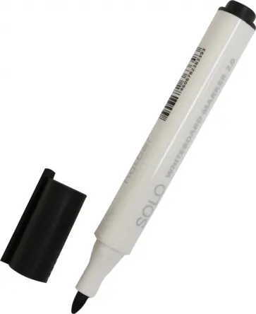 Маркер "Solo" черный для магнитно-маркерных досок обложка книги