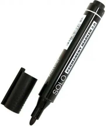 Маркер перманентный "Solo" черный обложка книги
