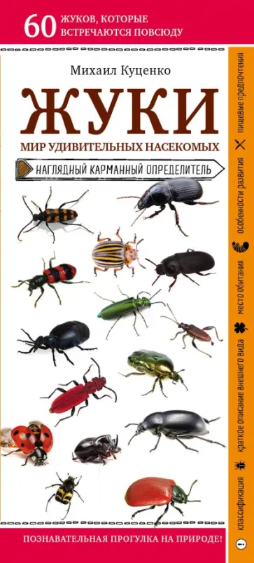 Михаил Куценко - Жуки. Мир удивительных насекомых. Наглядный карманный определитель обложка книги