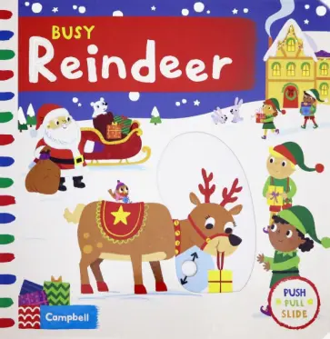 Busy Reindeer обложка книги