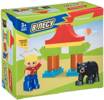 Конструктор В ЛЕСУ, большие детали (11 шт.) (ВВ4591) обложка книги