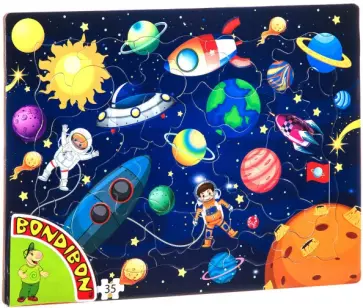 Пазл (35 деталей) «Космос» (ВВ4667) обложка книги