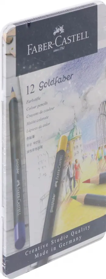 Карандаши цветные Goldfaber, 12 цветов обложка книги