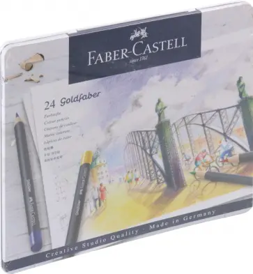 Карандаши Goldfaber, 24 цвета обложка книги