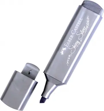 Текстовыдель TL 46, серебряный металлик обложка книги