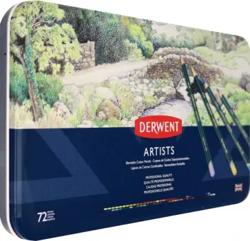 Карандаши цветные, 72 цвета, Artists в металлической упаковке (32097) обложка книги