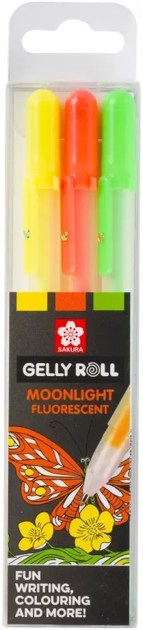 Набор гелевых ручек Moonlight Конфеты, 3 цвета обложка книги