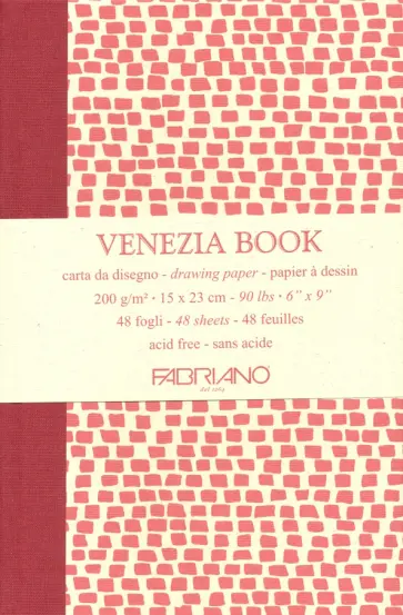 Блокнот 48 листов, А5 "Venezia Book" 200 г/м2 (16001523) Блокнот 48 листов, А5 "Venezia Book" 200 г/м2 (16001523) обложка книги