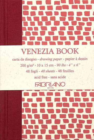 Блокнот 48 листов "Venezia Book" 200 г/м2 (16001015) Блокнот 48 листов "Venezia Book" 200 г/м2 (16001015) обложка книги