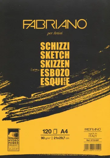 Альбом 120 листов, А4 "Schizzi" 90 г/м2 (57721297) Альбом 120 листов, А4 "Schizzi" 90 г/м2 (57721297) обложка книги