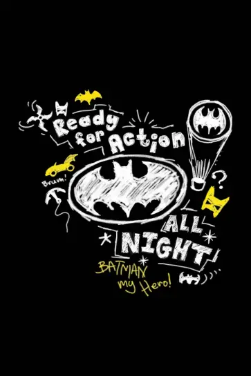 Блокнот "Бэтмен" (А5, 32 листа, линия) обложка книги