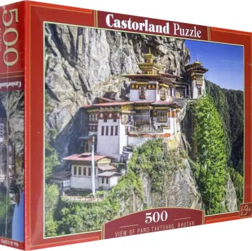 Puzzle-500 "Монастырь на скале, Бутан" (B-53445) Puzzle-500 "Монастырь на скале, Бутан" (B-53445) обложка книги