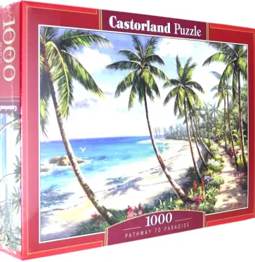 Puzzle-1000. Райское побережье обложка книги