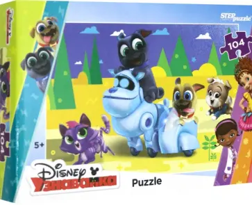 Мозаика puzzle-104 Дружные мопсы Мозаика puzzle-104 Дружные мопсы обложка книги